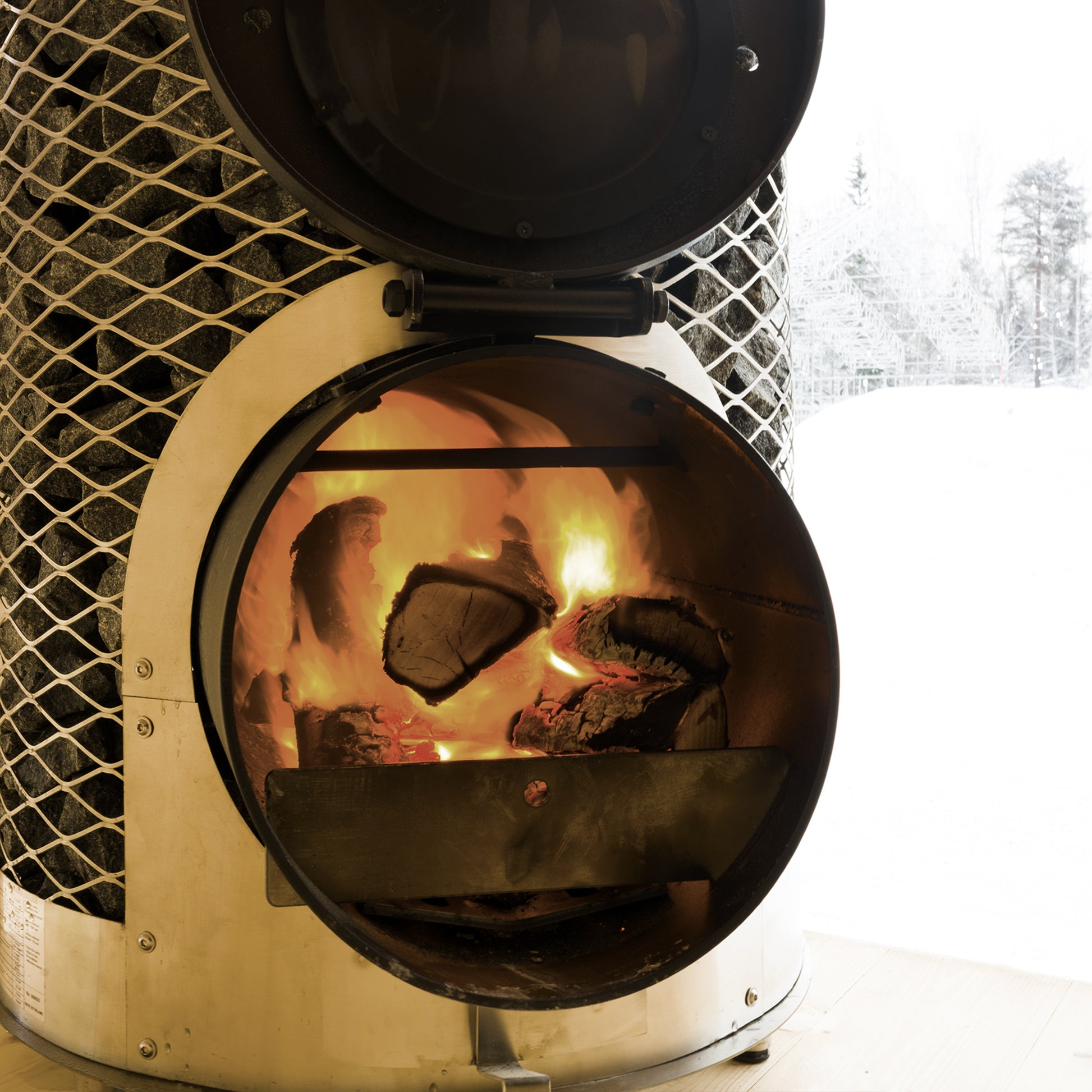 IKI Original wood burning sauna heater