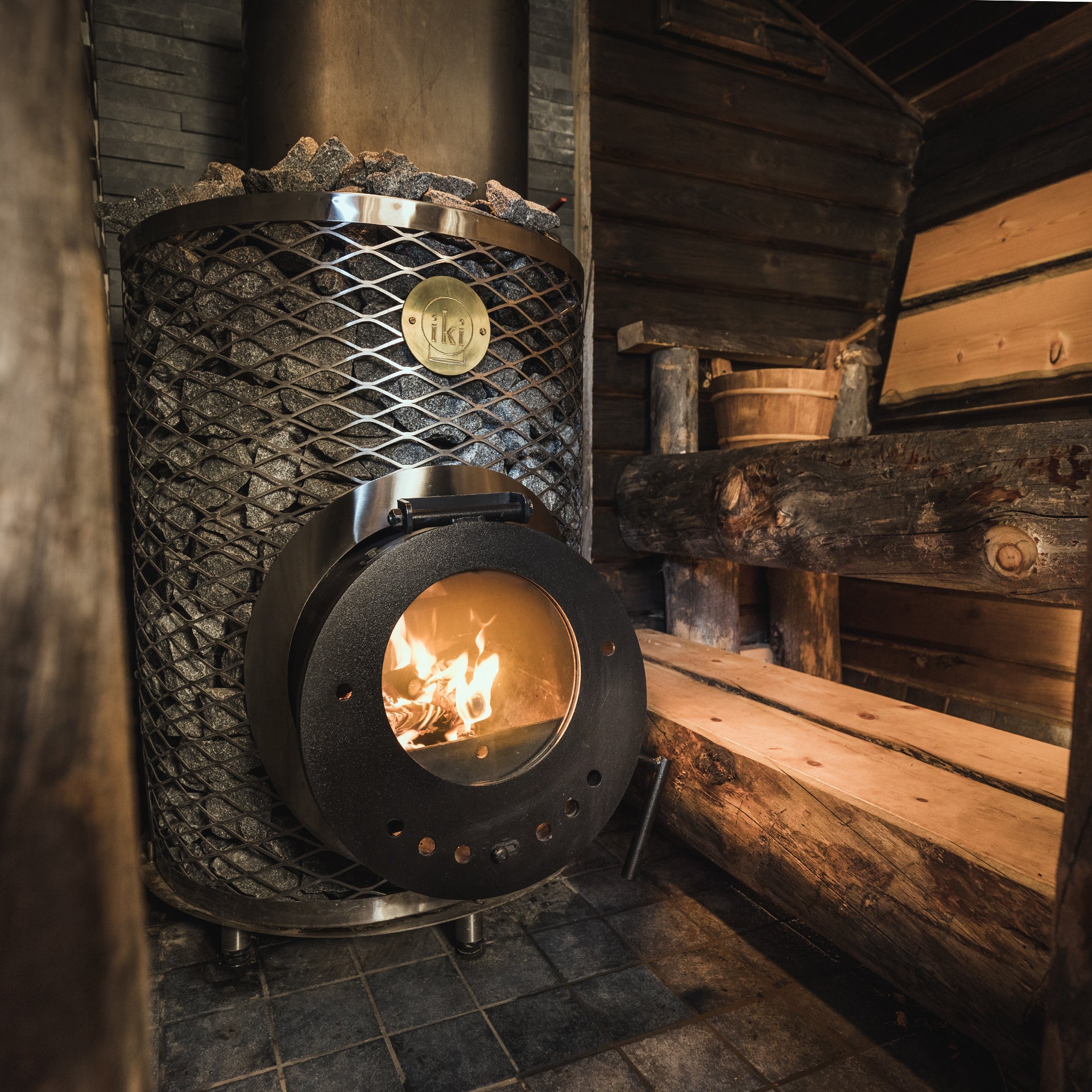 IKI Wood burning sauna heater