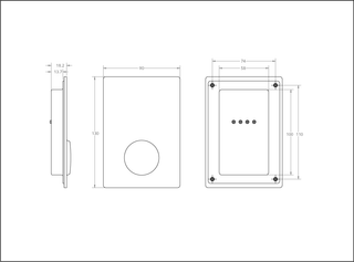 UKU Wi-Fi Control Unit, Glass Black