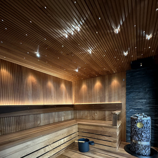 Cariitti Starlight sauna fiber light set with Crystals