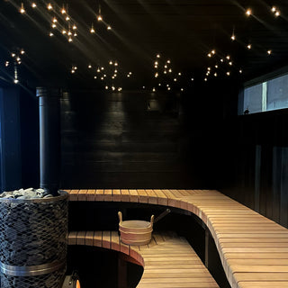 Cariitti Starlight fiber light set for sauna ceiling