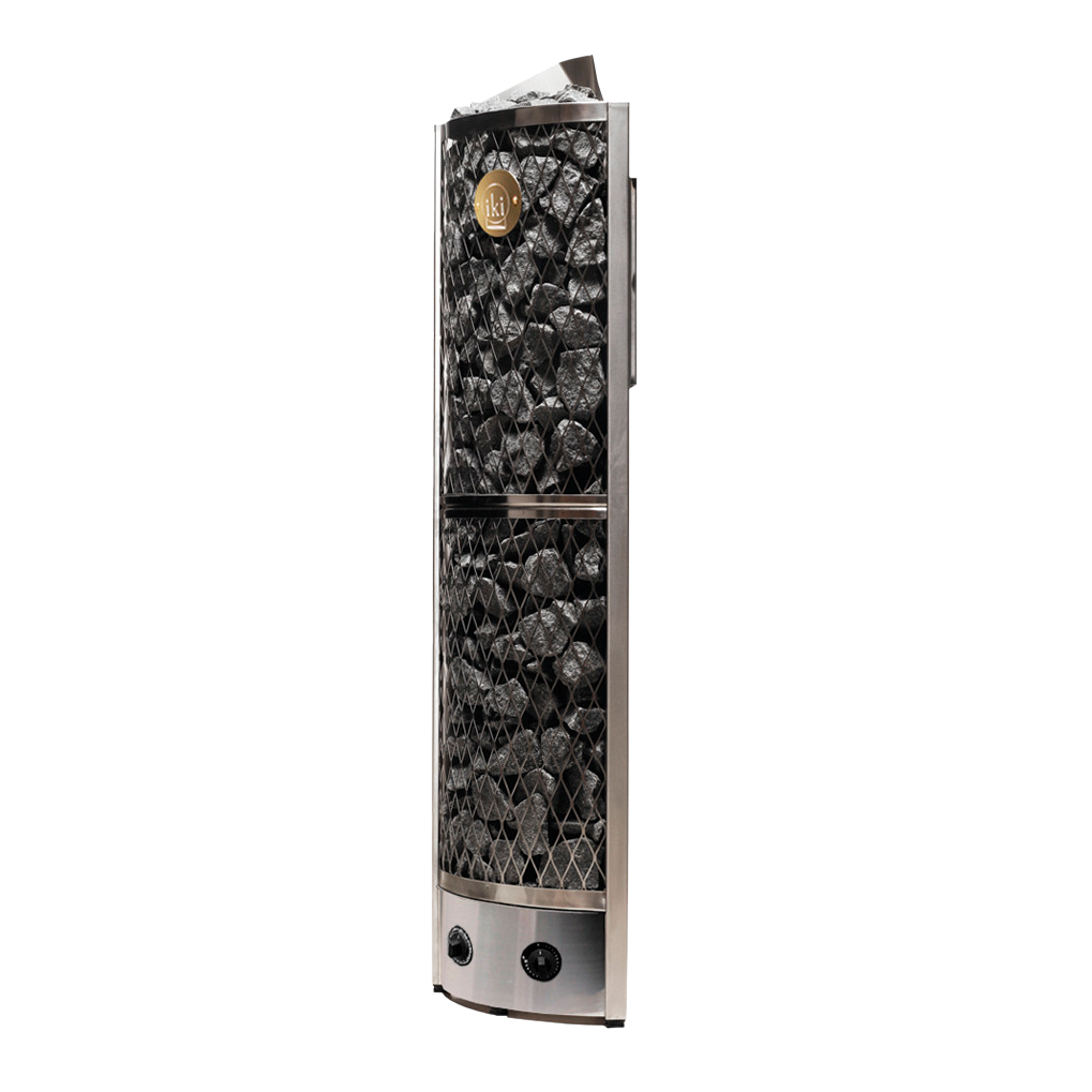 IKI Corner 6 KW electric sauna heater with built-in controls