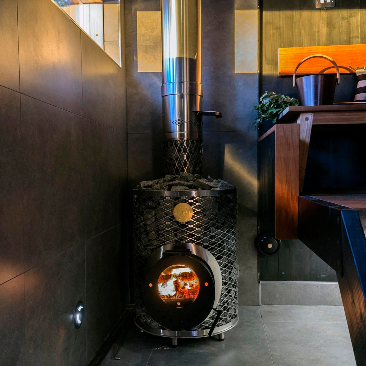 IKI wood burning sauna heater