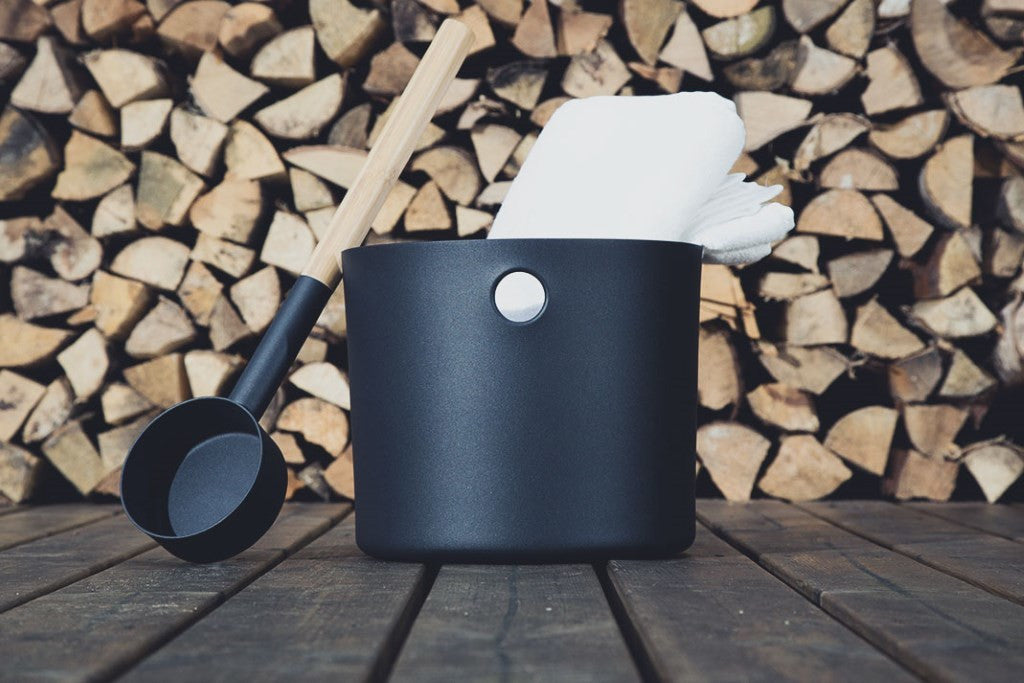 Water Bucket and Ladle for Sauna by KOLO