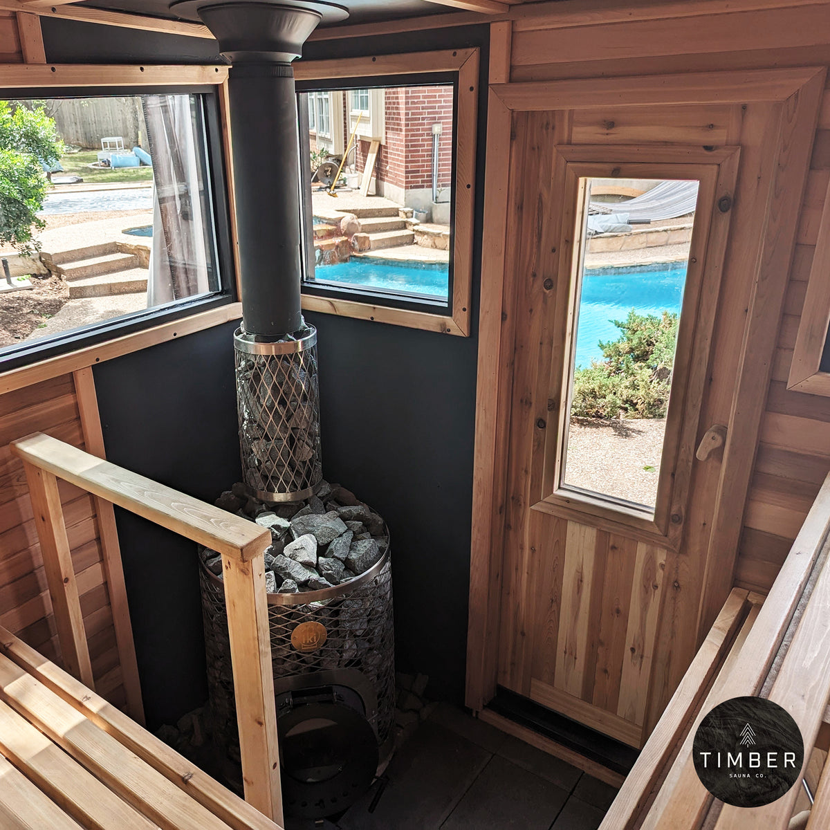 IKI Mini Plus wood burning sauna heater