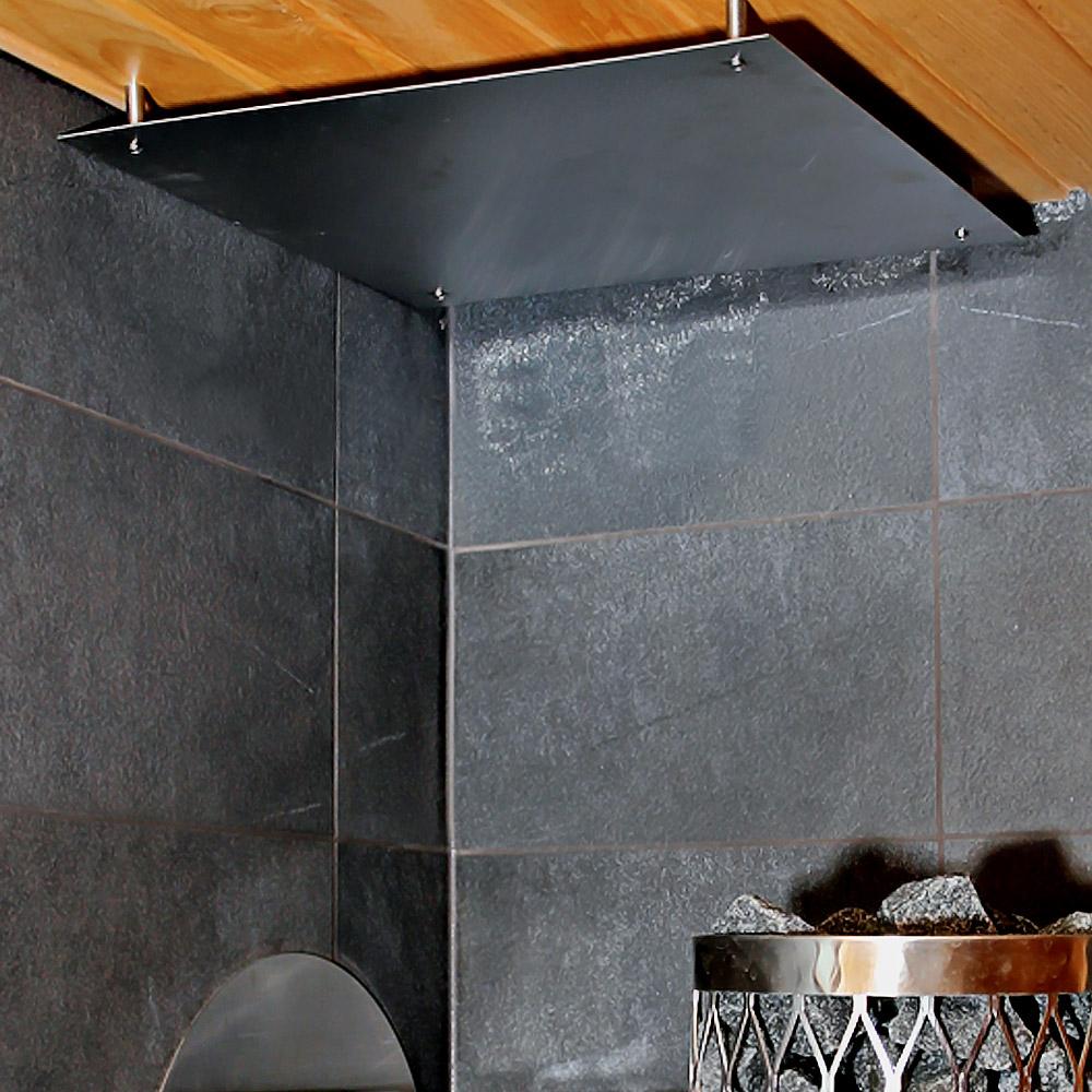 Heat shield for sauna